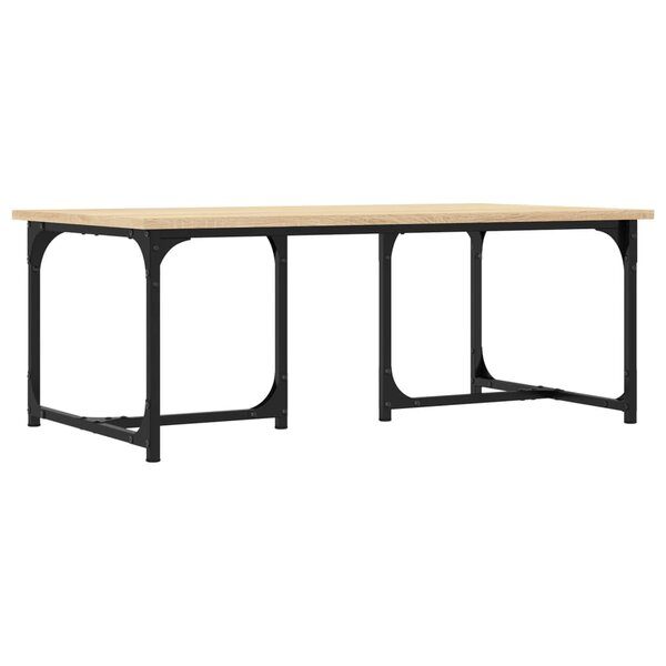 vidaXL Table basse Chêne sonoma 90x50x35 cm Bois d'ingénierie