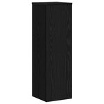 vidaXL Supports de plantes 2 Pièces Chêne noir 25x25x80 cm Bois d'ingénierie