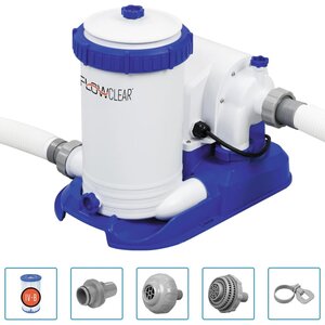 Bestway pompe de filtration de piscine flowclear 9463 l/h