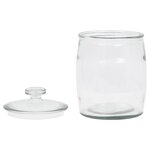 vidaXL Pots de conservation en verre avec couvercle 4 Pièces 2000 ml