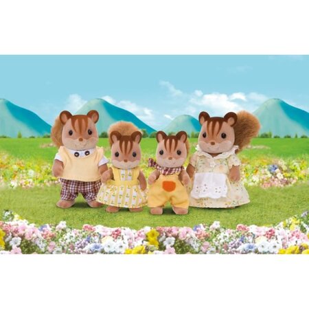 Sylvanian families - 4172 - la famille écureuil roux