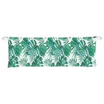 vidaXL Coussin de banc de jardin motif de feuilles 150x50x7 cm