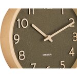 Horloge ronde en bois pure  22 cm