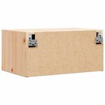 vidaXL Table de chevet Marron 50 x 32 5 x 24 cm Bois massif en pin