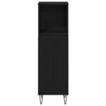 vidaXL Ensemble de meubles pour salle de bain 3 Pièces Chêne noir