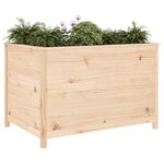 vidaXL Lit surélevé de jardin 119 5x82 5x78 cm bois de pin massif