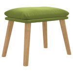 vidaXL Repose-pied Vert clair 45x29 5x35 cm Velours
