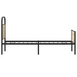vidaXL Cadre de lit sans matelas 80x200cm chêne sonoma bois ingénierie