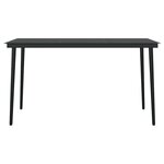 vidaXL Ensemble à manger jardin coussins 5Pièces marron poly rotin verre