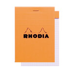 Bloc orange n°12 8 5x12 cm 80f agrafées 80g q.5x5 rhodia