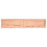 vidaXL Étagère murale marron clair bois chêne massif traité