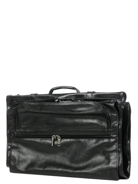 Porte habits Affaires en cuir - KATANA - L56.0 x H37.0 x P8.0 cm - KA015-Noir