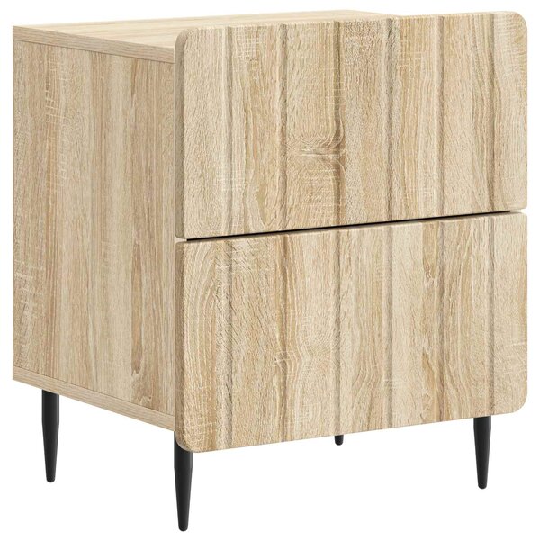 vidaXL Cabinet de chevet avec tiroir Chêne Sonoma 43 x 34 5 x 49 5 cm