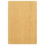 vidaXL Dessus de table 40x60x1 5 cm bambou