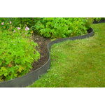 Nature Bordure de jardin texturée 0 12x24 m 5 mm gris