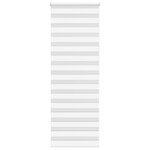 vidaXL Store zèbre blanc 85x200 cm largeur du tissu 80 9 cm polyester