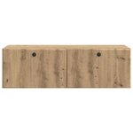 vidaXL Meuble TV mural 98 x 41 x 30 cm Chêne artisanal