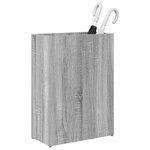 vidaXL Porte-parapluie Gris Sonoma 40 x 20 x 55 5 cm Bois d'ingénierie