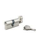 THIRARD - Cylindre de serrure à bouton STD  UNIKEY (achetez-en plusieurs  ouvrez avec la même clé) 30Bx40mm  3 clés  nickelé