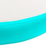 vidaXL Tapis gonflable de gymnastique avec pompe 100x100x20cm PVC Vert