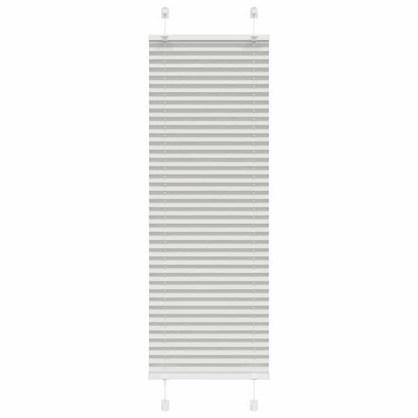 vidaXL Store plissé gris clair 45x100 cm largeur du tissu 44 4 cm