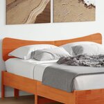 vidaXL Tête de lit cire marron 160 cm bois massif de pin