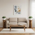 vidaXL Support de Plante 2 pc Bois ancien 25 x 25 5 x 60 5 cm