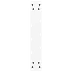 vidaXL Pieds de table de bar en U 2 pièces blanc 50 x (90-91) cm acier