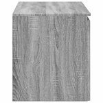 vidaXL Cabinet de Salle de Bain Mural Sonoma gris 62 5 x 44 5 x 50 cm