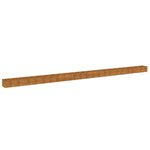 vidaXL Lit surélevé de jardin 960x50x36 cm acier corten