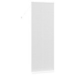 vidaXL Store de Fenêtre avec des rideaux Autre Blanc 80 x 130 cm Aluminium
