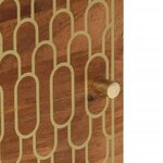 vidaXL Table de chevet 50x33x60 cm bois de manguier massif