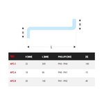 Tournevis coudé Facom pour vis Phillips APZ