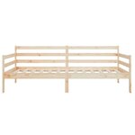 vidaXL Lit de jour sans matelas 80x200 cm bois de pin massif