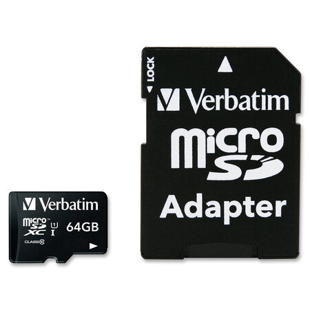 Verbatim microsdxc 64 gb class 10 uhs-1