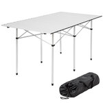 Tectake Table pliante 140 x 70 x 70 cm