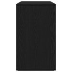 vidaXL Buffet Chêne noir 120 x 41 x 75 cm Bois d'ingénierie