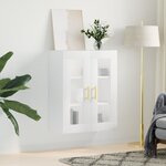 vidaXL Armoire murale blanc 69 5x34x90 cm