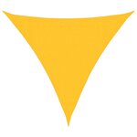 vidaXL Voile d'ombrage 160 g/m² Jaune 3 6x3 6x3 6 m PEHD
