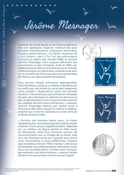 Document philatélique - Jérôme Mesnager