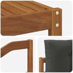 vidaXL Ensemble de canapés d'extérieur 8 Pièces Naturel et Anthracite