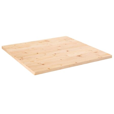 vidaXL Dessus de table 70x70x2 5 cm bois de pin massif
