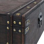 vidaXL Table basse contreplaqué style vintage 120x55x35 cm