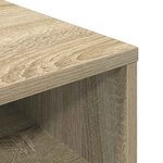 vidaXL Bibliothèque chêne sonoma 34x31x80 cm bois d'ingénierie