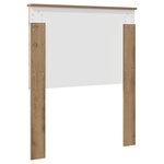 vidaXL Tête de lit Chêne artisanal 80 cm Bois d'ingénierie