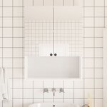 vidaXL Films de miroir 2 Pièces auto-adhésive 45x200 cm PET