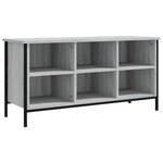 vidaXL Armoire à chaussures sonoma gris 100x35x50 cm bois d'ingénierie