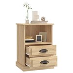 vidaXL Table de chevet chêne sonoma 43x36x60 cm