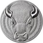 Monnaie BULL Binary World 1 Oz Argent 1000 Satoshi United Crypto States 2026