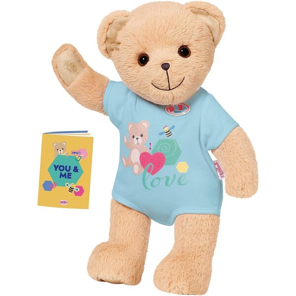 Zapf Creation 835616 - Baby born Ours en peluche bleu 36 cm